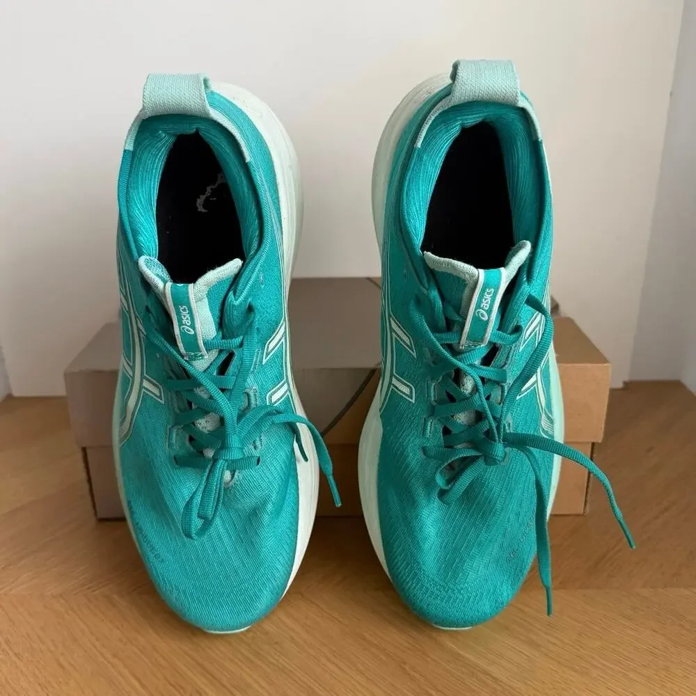 ASICS Gel Nimbus 27 ‘Wave Teal’ Women Running Sneakers- SZ 10.5